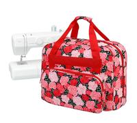LetCart Bolsa para máquina de coser con bolsillos para máquinas de coser y accesorios de costura, bolsa de transporte y almacenamiento, 43 x 32 x 21 cm, para la mayoría de Singer, Brother, Janome de