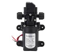 LetCart Bomba de Agua 12V, Bomba de Agua de Alta Presión, 5L/min 116 PSI Bomba de Diafragma de Alta Presión Bomba de Agua de Cebado Automático para Camping/Barco/RV/Jardín/Vehículo