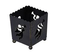 LetCart Candle Holder Black Premium Iron Sturdy Durable Simple Unique Design Candle Stand for Table Fireplace Living Room Dining Table Decoration 2Pcs Christmas Gifts (Black Angel)