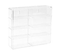 LetCart Car Model Storage Display Box Adjustable Height Large Capacity PS Material Transparent Organizer Rack for Car Enthusiasts Collectors