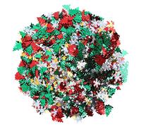 LetCart Christmas Confetti Glitter Sequins Bright Metallic Foil PVC Table Decoration for Party Festival Supplies 100g Christmas Gifts