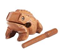 LetCart Croar De Rana De La Suerte De Madera, Artesanía Tradicional De Tailandia Rana De La Suerte De Madera Croar Instrumento Musical Decoración De La Oficina En El Hogar(12,7 CM)