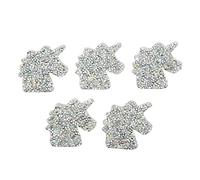 LetCart Cute Unicorn Rhinestone Iron On Patches for Clothes Accessories