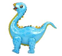 LetCart Dinosaur Balloon Kit Alufolie 93cm Aufblasbare Niedliche Tiere Luftballons Für Kindergeburtstag Dekoration Party Deko (Azul)