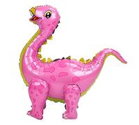 LetCart Dinosaur Balloon Kit Aluminum Foil Inflatable 93cm Large Cute Animals Party Decoration for Birthday Pool Party Water Fun Kids Gift Christmas Gifts (Roseate)