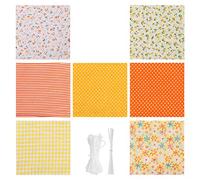 LetCart DIY Cotton Craft Fabric Squares 25x25cm Elastic Rope Nose Bridges Bar Sewing Material for Quilting Handbags Baby Clothes