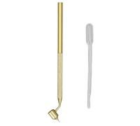 LetCart Fine Line Paint Pen Slanting Fluid Writer Detailing Painting Applicator for Rock Chip Scratch Repair with Dropper Premium Quality Aluminum Retouching Tool for Artists Craft Lovers (0.5mm)
