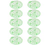 LetCart Fruit Support Stand Plastic Melon Support Stand Reusable Weather Resistant Fruit Support Frame For Keeping Fruits Vegetables Off Ground 10Pcs Christmas Gifts (Green)