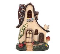 LetCart Garden House Statues Adorable Vivid Resin Attractive Decorative Outdoor Garden House Figurines for Porches Patios Gift for Kids Family Friends