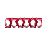 LetCart Goldfish Cracker Cutter Mini Plastic Reusable for Baking Cookie Tiny Fish Shaped (Red)