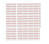 LetCart Grommet Kit 500 Sets Copper Bright Eyelet Kit Multi Purpose for Repair DIY (Roja)