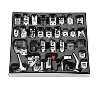 LetCart Juego de prensatelas para máquinas de coser, 32 piezas, prensatelas multifunción, juego de accesorios para máquina de coser, para máquinas de coser domésticas