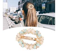 LetCart Kawaii - Abanico plegable de flores de peonía hecho a mano único para decoración de baile, regalo de baile, mariposas de fondo azul, pin de pelo verde, forma exquisita y hermosa