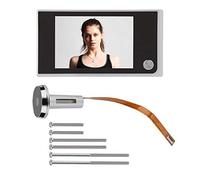 LetCart Mirilla Digital de Puerta con Pantalla Táctil de 3.5 "LCD Digital de 120 Grados Visor de Mirilla Foto monitoreo Visual cámara electrónica Ojo de Gato