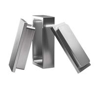 LetCart Molde Pre Prensa de Rosin Rectángulo de 2 x 4 In Rectangular, Moldes de Pre-Prensa de Aluminio Rosin Pre Press Mold Metálico para Extracción de Rosin Sin Solvente DIY