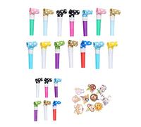 LetCart Party Blowers Party Noise Makers Colorful Cartoon Birthday Blow Horns Whistles Blowouts for Children Parties Gifts New Year Celebrations Plastic Paper Material 20 Pieces Set