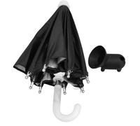 LetCart Phone Sun Umbrella Cute Portable Adjustable Angle PVC and Metal Phone Umbrella Sun Blocker Cover for Fishing Hiking Driving Outdoor Activities (Black)