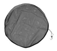 LetCart Rain Mesh Cover Drawstring Leaf Filter Water Collection Buckets Tank Protector Outdoor Garden Net Screen Polyester Cloth for Lawns Yards Gardens Porch (Dia 90cm)
