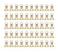 LetCart Shoe Boot Lace Hooks Repair Accessories with Iron Rivets 50 Sets (Gold)