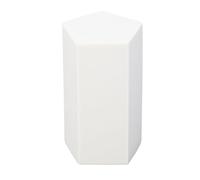 LetCart Soft Rubber Carving Block Thermoplastic Rubber Easy Cutting Engraving Brick for Crafts Seals Themed Medallions Decorations Making White (Pentagonal)