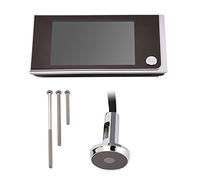 LetCart Visor De Mirilla De Puerta Digital, Timbre Cámara Inalámbrica Timbres 3.5 Pulgadas 720HD Pantalla LCD A Color para Interiores Visual 120 ° Monitor Inteligente De Visión Amplia