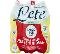 Lete Acqua Minerale Effervescente Naturale 1.5L (Confezione da 6)