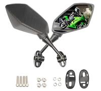 Letgoing Espejos retrovisores para motocicleta, aprobado por E-Mark, espejo retrovisor de motocicleta de carreras, giratorio de 360 grados para GT125R/250R/650R/650S CBR600RR/600 F4 F4I/1000RR /250R