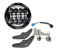 Letgoing Faro delantero LED para motocicleta, 17.8 cm, 60 W, 12-36 V, redondo, 3400 lm, 6500 K, para Grom 125 MSX125 2013-2016 Ducati Venom X12RS 125