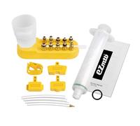Letgoing Kit de purga de aceite de freno de disco hidráulico para bicicleta de montaña con conector de metal, herramienta de bicicleta para Shi-mano, Ma-gura, Te-ktro, Sr-am Series (2024LITE)