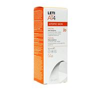 Leti At-4 Facial Crema Emoliente SPF20 Piel Atópica y Seca, 50ml