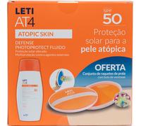 Leti at4 Loción fluida de defensa de la piel atópica SPF50+