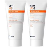 Leti AT4 Piel Atópica Crema Facial 2x50 ml