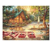 LetiStitch - Kit de punto de cruz contado - LETI 963 - Dieciséis the Day