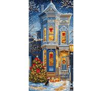 Letistitch kit de punto de cruz contado "Victorian Christmas", 19x39cm