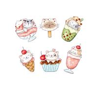 Letistitch L8089 Kit de 6 gatitos de verano