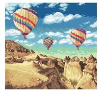 Letistitch Leti961 - Juego de punto de cruz, 23,5 x 25 cm, multicolor