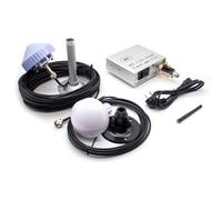 LeTkingok Amplificador GPS de Doble Frecuencia, Transpondedor de Señal GPS+BD Potenciador GPS con Antena Receptora de 25m Antena Transmisora interior de 5m