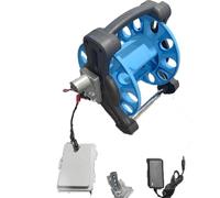 LeTkingok Carrete de Cable Eléctrico con Control Remoto para Almacenamiento de Cable Hacia Adelante y Reversible