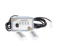 LeTkingok Controlador de Motor para Mesa Giratoria de Comedor de 220V con Control Remoto y Rotación Hacia Adelante y Hacia Atrás (60W)
