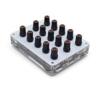 LeTkingok Controlador MIDI CC de 15 Perillas con Mapeo Personalizable, Control DAW USB-C para Producción Musical