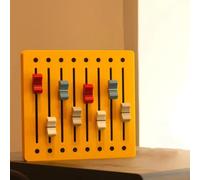 LeTkingok Controlador MIDI de 8 Canales, Fader Motorizado de 10 cm, Control de Expresión CC1 CC11, 12 Bits de Alta Precisión para DAW