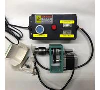 LeTkingok Husillo con Mandril de Taladro y Reductor para Motor Paso a Paso de 220V, con Rotación Hacia Adelante y Hacia Atrás para Soldadura Rectificado y Roscado