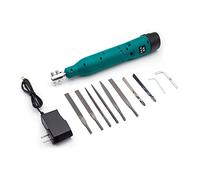 LeTkingok Lima Alternante Eléctrica AC 100-240V, Herramienta de Molienda de Metal, Máquina de Cuchillo Incorrecto de Hierro para Frotar, Cuchillo de Empuje, Lima de Acero, Cortador de Carpintería