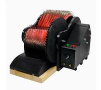 LeTkingok Máquina Eléctrica para Peinar Lana de 110-230 V, Velocidad Ajustable hacia Adelante y hacia Atrás con Pedal