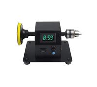 LeTkingok Mini Amoladora de Banco Multifuncional de 100-240V CA, Pulidora con Portabrocas y Rotación Hacia Adelante y Hacia Atrás