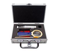 LeTkingok QFH-A Cross Cutter Probador de Adherencia, Cross-cut Tester Kit detector de Mano de Pintura de Revestimiento de Superficie Con 1/2/3mm Blade Caja de Aluminio