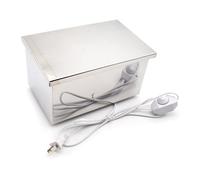 LeTkingok Secador de Algas Marinas de Sushi de Acero Inoxidable de 220V, Horno de Cocina Caja de Secado Nori a Prueba de Humedad Utensilios de Cocina Temperatura Ajustable (S)