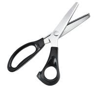 LeTkingok Tijeras Dentadas de Acero Inoxidable para Barra, Tijeras para Decoración de Cócteles de Tela de Encaje con Cáscara de Limón y Cáscara de Naranja (Serrado)