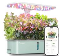 LETPOT LPH-Air - Kit de sistema de cultivo hidropónico de 10 cápsulas, jardín interior inteligente, control por aplicación y WiFi