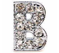 Letra B con Strass para deslizar de 14 mm. (Clase 1)